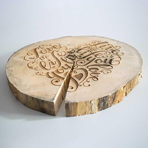 Wooden tray - rough wood slice - wooden cake stand - wooden cutting board - rustic pine wood - fir tree slice - cutting board - Eco friendly