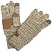 BYSUMMER C.C Smart Touch Tip Cold Weather Best Winter Gloves (#8Taupe/beige)