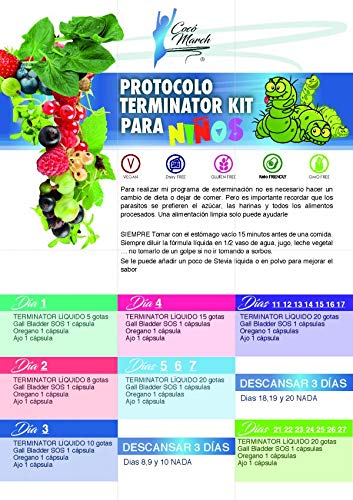 Terminator Kit Dr Coco March With Wormwood Quita Gusanos Liquid Plant Herbal Blend 59 Ml 2 Fl Oz Dietary Supplement - 