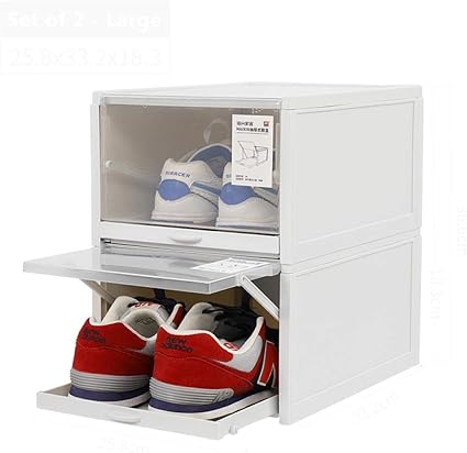 Bekannte Schuhablage für Schuhe, Kunststoff, faltbar, stapelbar