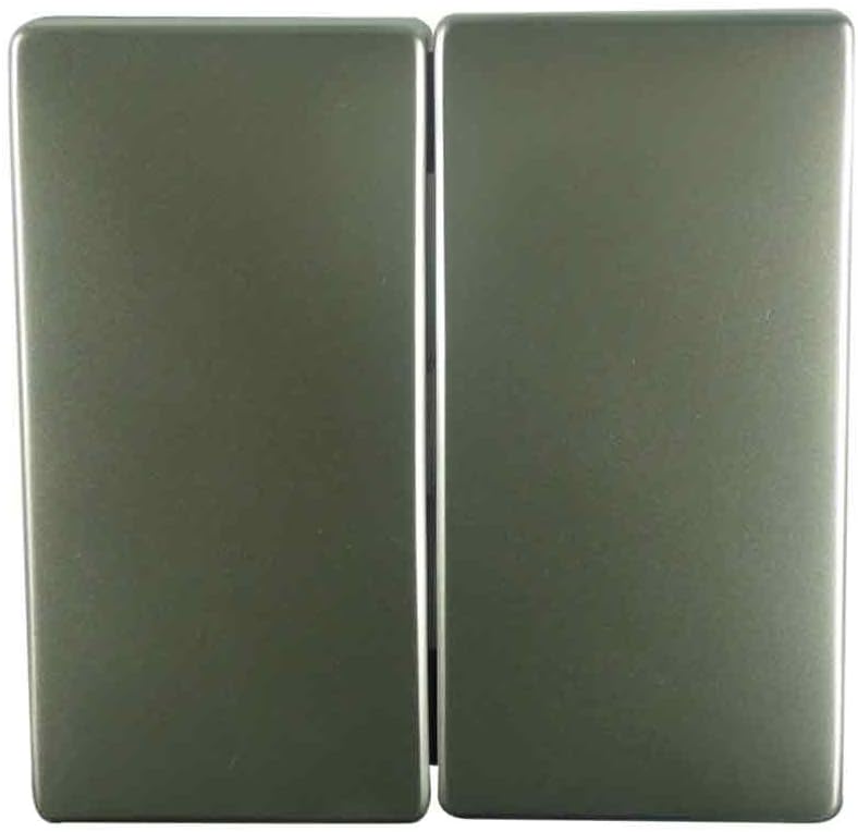 REV Ritter 0381422212 Artec Lightswitch Cover for Series and Toggle Switches Aluminium, Silver