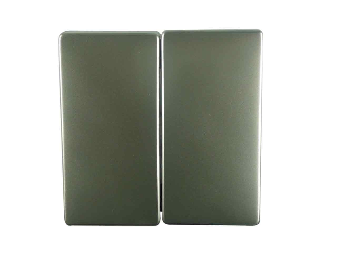 REV Ritter 0381422212 Artec Lightswitch Cover for Series and Toggle Switches Aluminium