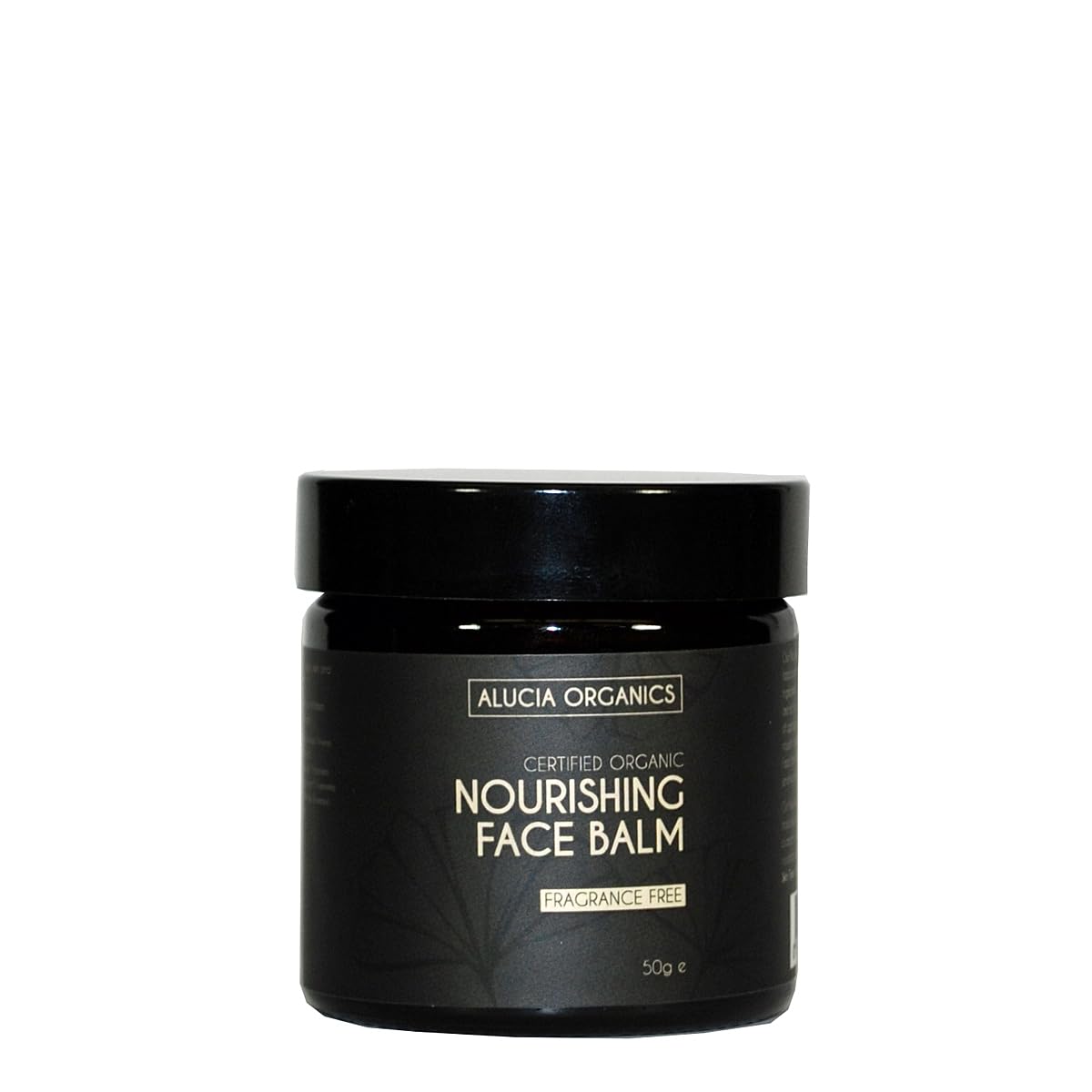 Alucia Organics Certified Organic Nourishing Face Balm 50g - Pure, Natural, Cruelty Free, with Argan and Rosehip Oils, to Moisturise Ageing Skin (50g, Unscented)