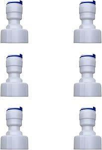 ESHIONG RO(Reverse Osmosis)Hose bib Adapter,NSF Certified Straight 3/8
