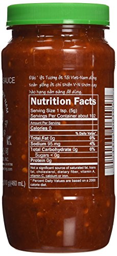 HUY FONG CHILI GARLIC SAUCE, 18-OUNCE (PACK OF 3)