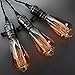 Light Socket, FadimiKoo E26/E27 Light Bulb Socket, Vintage Edison Light Bulb Extension Cord Kit with In-Line On/Off Switch UL-listed, 3 Pack, 14.5FT /Pack
