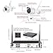 YESKAM Wireless Security System 8 Channel 960P Metal Outdoor Weatherproof Camera Infrared IR-LED Night Vision Remote View on Smartphone Pre-install 2TB HDD (8CH 960P with 2TB)