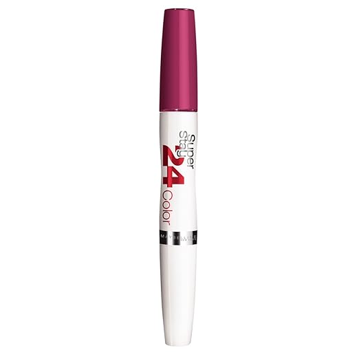 Maybelline New York Make-Up Lippenstift Super Stay 24h Color liquid Lipstick Boundless Berry / Dunkles Pink mit 24 Stunden Ha