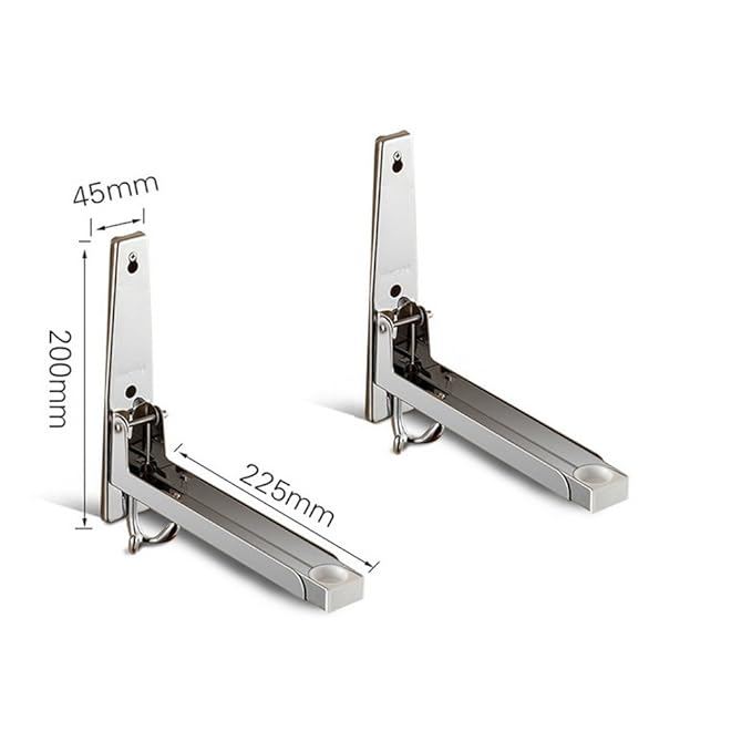 FYX soporte de pared ajustable para horno de microondas con brazos ...