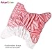Cloth Diapers, Angel Love 6 Pack Diaper Covers+6 Diaper Inserts+1 Wet Dry Bag, Baby Washable Cloth Pocket Diapers, Reusable, All in one Size, Adjustable Snap, Gift Set, 2ZH02 (Girl Color)