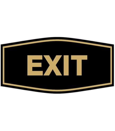 All Quality Basic Exit Wall Or Door Sign - Simple & Jamaica - View #8