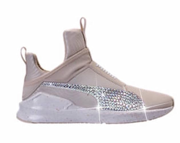 Women's Puma Fierce Bleached training shoes, Bling Pumas, Puma fierce women, Swarovski Puma shoes, Puma shoes for women, Kyle jenner Pumas