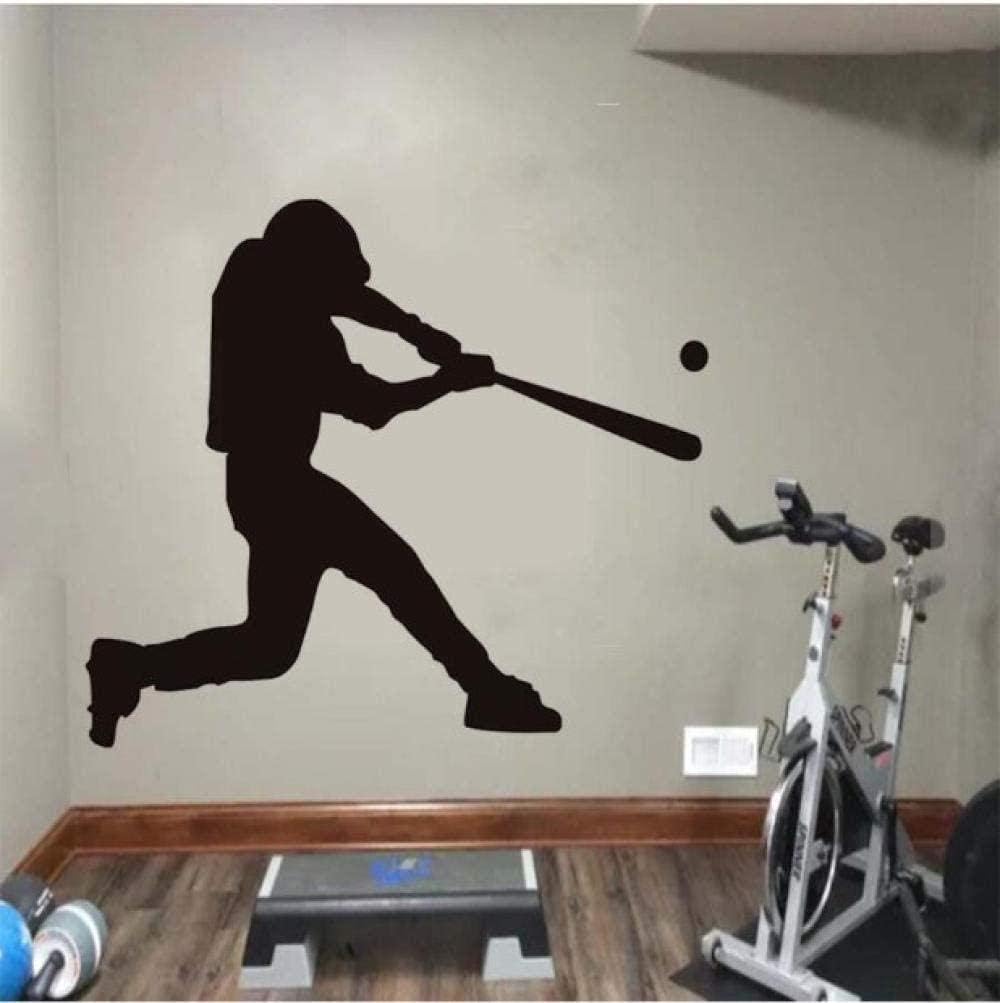 SMSDAMAI Hombre Jugando béisbol Deporte calcomanías Vinilo Pegatina de