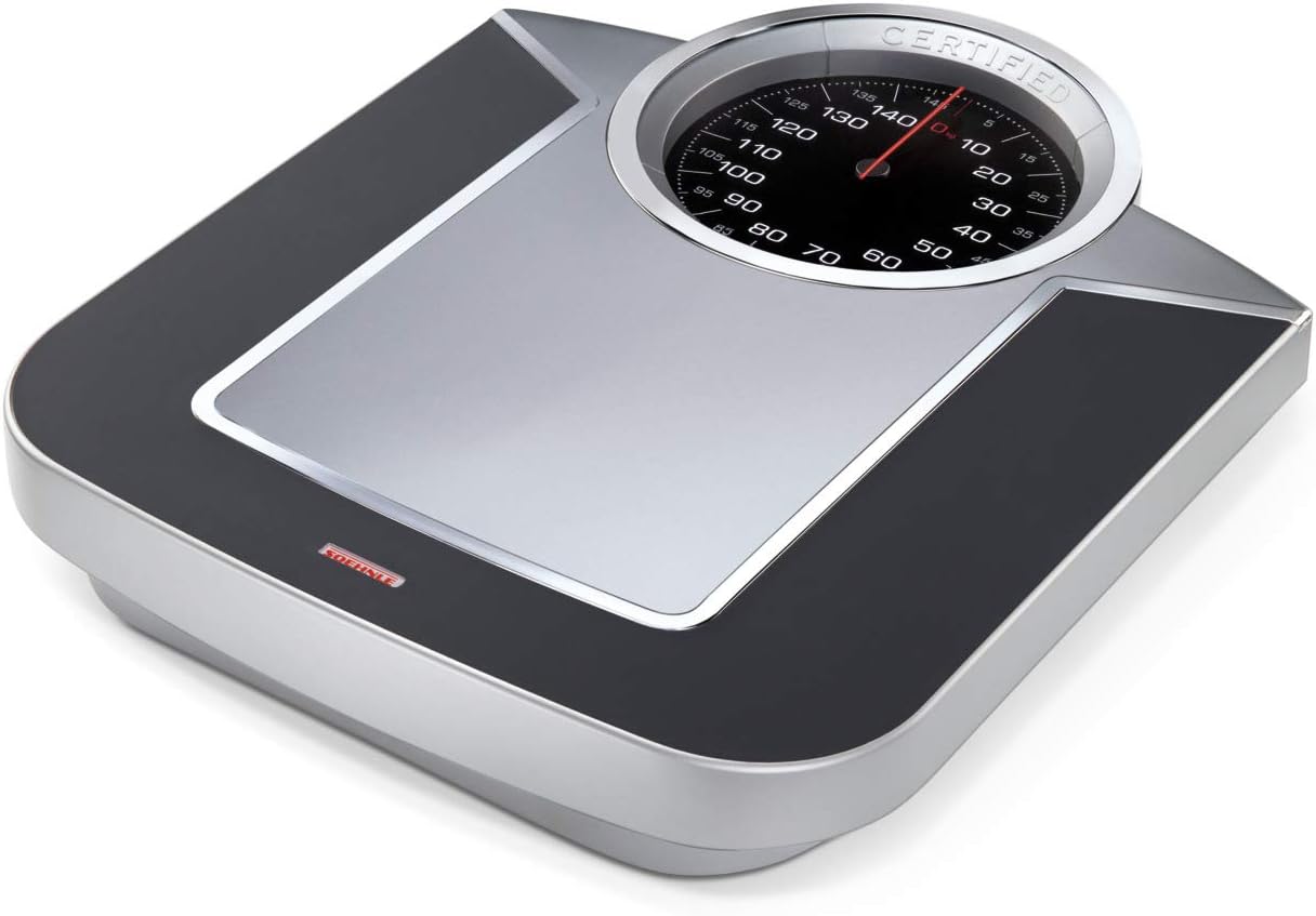 Soehnle analoge Personenwaage Classic XL, analoge Personenwaage mit Soft-Grip-Belag, Waage mit ...