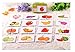 Baby Infant 32pcs Flash Card Jigsaw cognition puzzle Shape Matching Puzzle Cognitive Learning Early Education Card Learning Toys in a Box - Fruits & vegetables