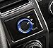 Aluminum Alloy Car Inner 4WD Switch Knob Ring Cover Trim For Ford F150 XLT 2016 2017(Blue 4WD Knob Cover)
