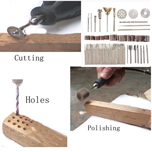 58Pcs Assorted Sanding Polishing Grinding Mill Kit For Rotary Tool Accessory Set