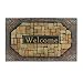 Front Door Mat Entrance Rug Floor Mats, Waterproof Floor Mat Shoes Scraper Doormat, 18''x30'' Patio Rug Dirt Debris Mud Trapper Outdoor Welcome Door Mat Carpet (Welcome)
