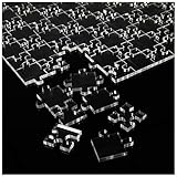 Biubee 108 Pcs Clear Jigsaw Puzzle- Practically