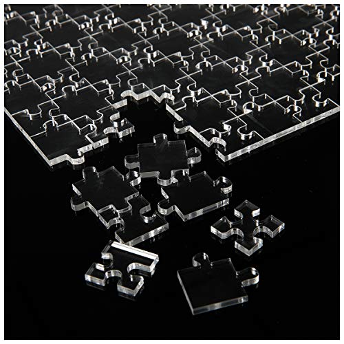 Biubee 108 Pcs Clear Jigsaw Puzzle- Practically