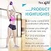 Yes4All Soft Weighted Toning Ball Smooth 8lb - Purple