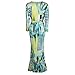 SUNNOW Womens Sexy Ladies Deep V Neck Party Dress Maxi Long Evening Dress (Asian M=US(6), Yellow)