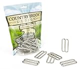 20 - Country Brook Design 2 Inch Metal Round Triglide Slides