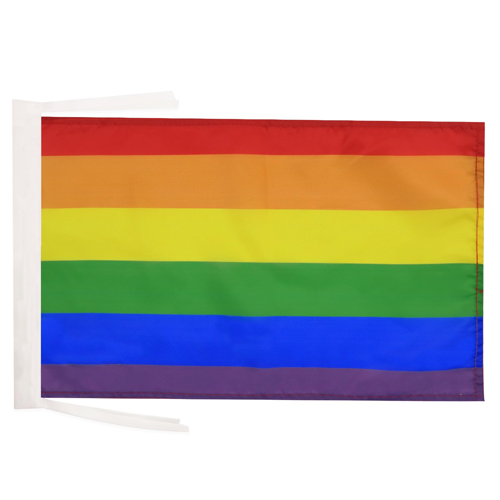 AZ FLAG - Rainbow Flag - 18'' x 12'' - 100% Polyester Gay pride Small Banner with Two Cords - Fade Resistant - Vivid Colors - 18x12 in - 45x30 Cm โ image 1