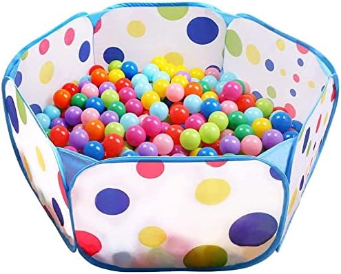Tech Traders Kids Ball Pit Indoor Outdoor Play Tent with Storage Bag Blue