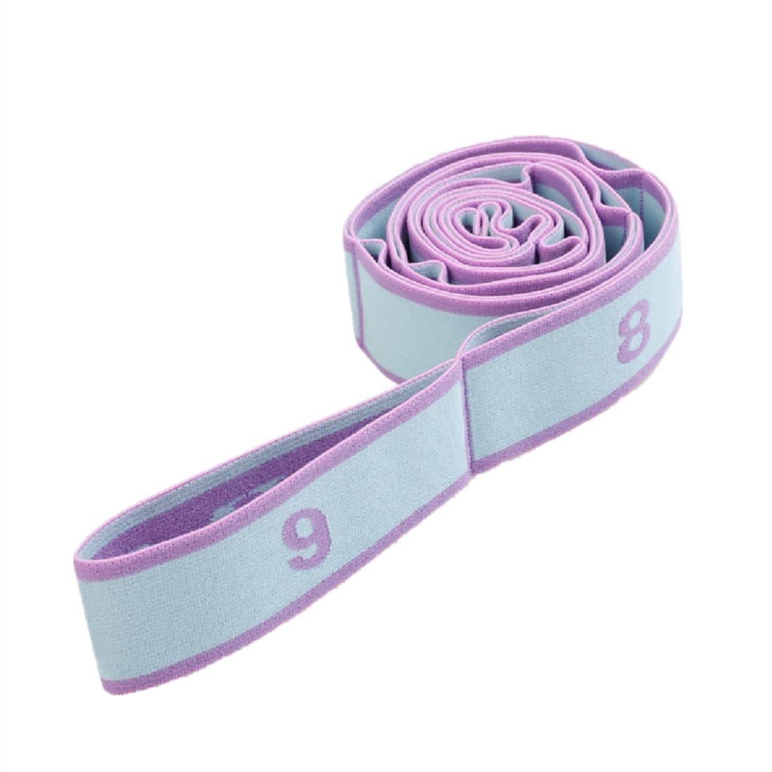 xingmo Stretch Strap Latin Dance Resistance Bands Pilates Yoga Elastic Stretching Belt (light blue)