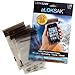 Loksak 3 x 6 Inches Pouch Bags for Smartphones - 3-Pack - Retail Packaging - Clear
