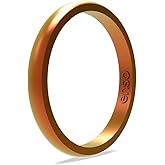 Enso Rings Halo Legend Silicone Ring - Made in The USA - an Ultra Comfortable, Breathable, and Safe Silicone Ring - Men's and Women's Silicone Wedding Ring
