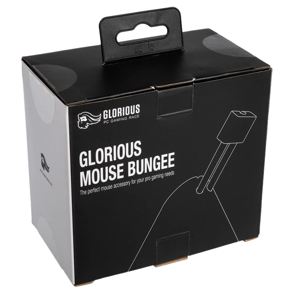 Glorious Gaming Mouse Bungee - Flexible Mouse Cable Management - Gaming Mouse Accessory (White)