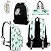 Backpacks Pineapple University Bookbag Cactus Daypack Lightweight Canvas College Bags by AOAKY (Green-Cactus)