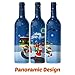 Christmas Wine Bottle Gift Covers- Blind Wine Tasting Covers- Stretchy Wine Gift Bags Alternative- Reusable Wine Bottle Bags for Gifts- 5 Colorful Assortments for Any Occasion- Includes 5 Gift Tags
