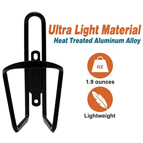 Water Bottle Cage - LYPUN Bicycle Water Bottle Holder For Road Mountain Bike With Lightweight Aluminum (2 Pack)