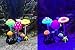Uniclife Glowing Effect Artificial Mushroom Aquarium Plant Decor Ornament Decoration for Fish Tank Landscapethumb 3