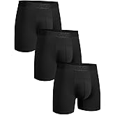Gagli Men's Underwear Boxer Briefs 3 Pack, Soft Breathable Underwear with ComfortFlex Waistband, Moisture Wicking, 5''
