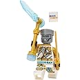 LEGO Ninjago Crystalized: Golden Zane Minfigure with Ice Weapon