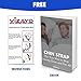 Anti Snore Chin Strap for Women and Men - Adjustable Anti Snoring Solution Device - Sleep Better Tonight with Natural Snore Stopper Chin Strap - Safe, Effective, Easy to Use -Bundled Nose Vents Vizayo