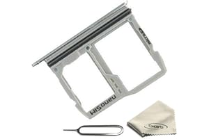 SIM Card Tray Holder Compatible with LG G6 Sim Tray Slot Replacement incl Open Eject Pin(Ice Platinum)