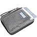 Damero 2 Layer Electronics Organizer Bag, Universal Electronic Accessories Travel Case Storage for USB Cable, Flash Driver, Phone and More, Dark Gray
