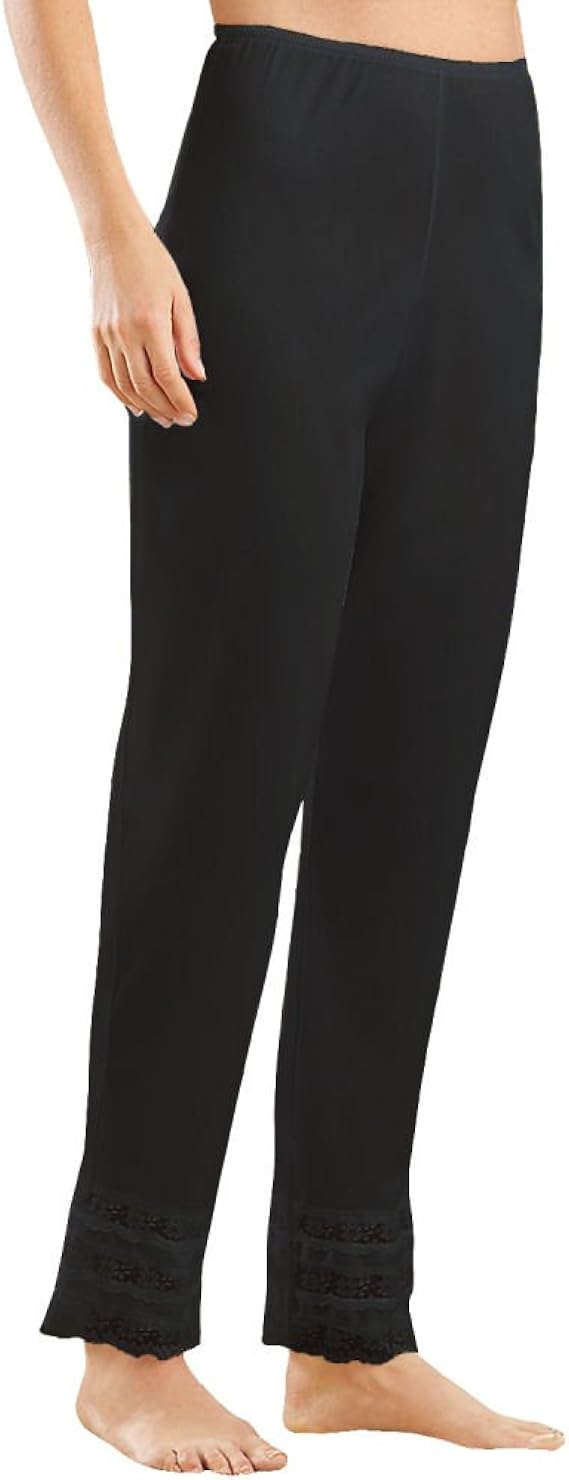 Velrose Women’s Snip-It Long Pant Liner 2X Black: Amazon.co.uk: Clothing