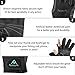 Palmyth Neoprene Fishing Gloves for Men and Women 2 Cut Fingers Flexible Great for Photography Fly Fishing Ice Fishing Running Touchscreen Texting Shooting Hiking Jogging Trekking Cycling Walking