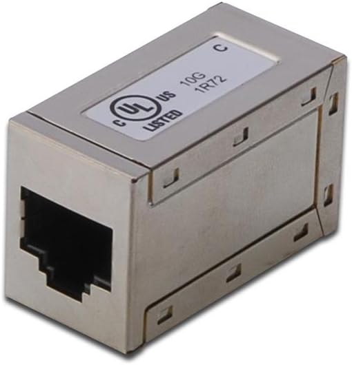Digitus DN-93905 RJ45 Coupler Cat 6A 10Gbit PoE+ Network Cable Connector