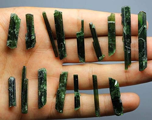 1 Gram of Green Diopside Crystal Ideal for Wire Wrapping, Collection and Jewelry Making Gemstone Parcel.