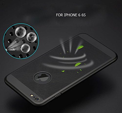 Breathable Heat Dissipation PC Case For Apple iphone 6 360 Degrees Full Cover Phone Bag Fundas For iPhone 6