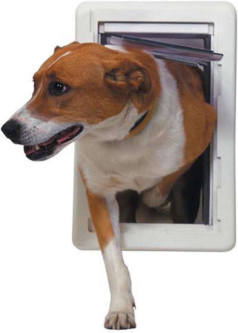 XGG Pet Exclusive Entry, Cat/Dog Screen Door Flaps Doors Window Screen Doggie Flap Safe Pet Supplies Easy Install (Size : M)