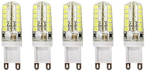 Focusled® 5 pcs G9 Bulbs 4W Cool White LED Bulb lamp Light Bulbs 350-380 lumen spotlight bulb Super Bright AC 200-240V [Energy Class A+++]