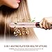 Hair Straightener and Curler Pro Ceramic Tourmaline Ionic Flat Irons Fast Heat Up Hair Styling Adjustable Temp LED Display Auto Shut Off Worldwide Dual Voltage Incl Glove Ideal for Travelthumb 2